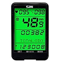 Los mejores  - ARCELI SD-563C Computadora de Bicicleta inalámbrica LCD Luz de Fondo Bicicleta Ciclismo Velocímetro Cuentakilómetros…